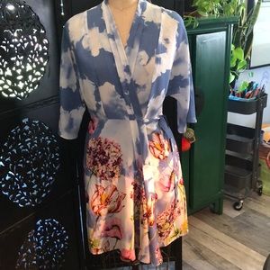 Silk Anthropologie Robe